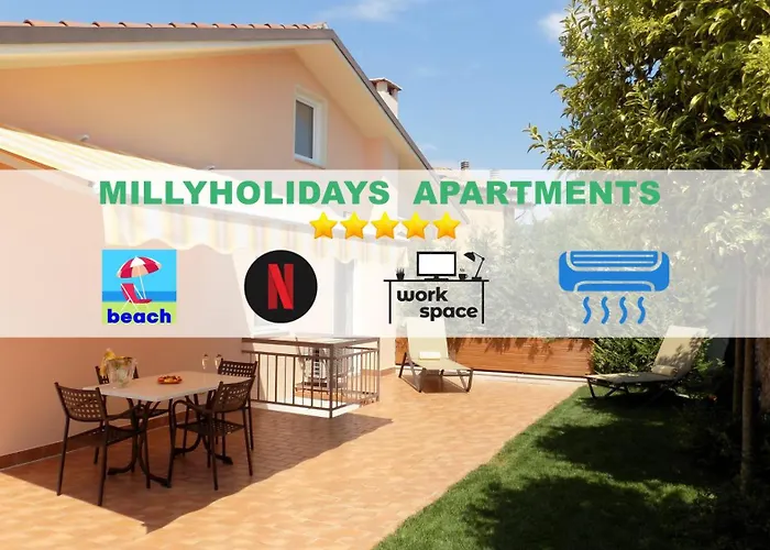 Millyholidays - Sunflower - Center - Nearby - Private Garden - Pool Appartement